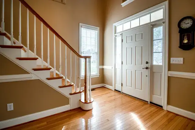 Luxury entryway color schemes in alum rock ca light gray dusty blue other foyer paint colors